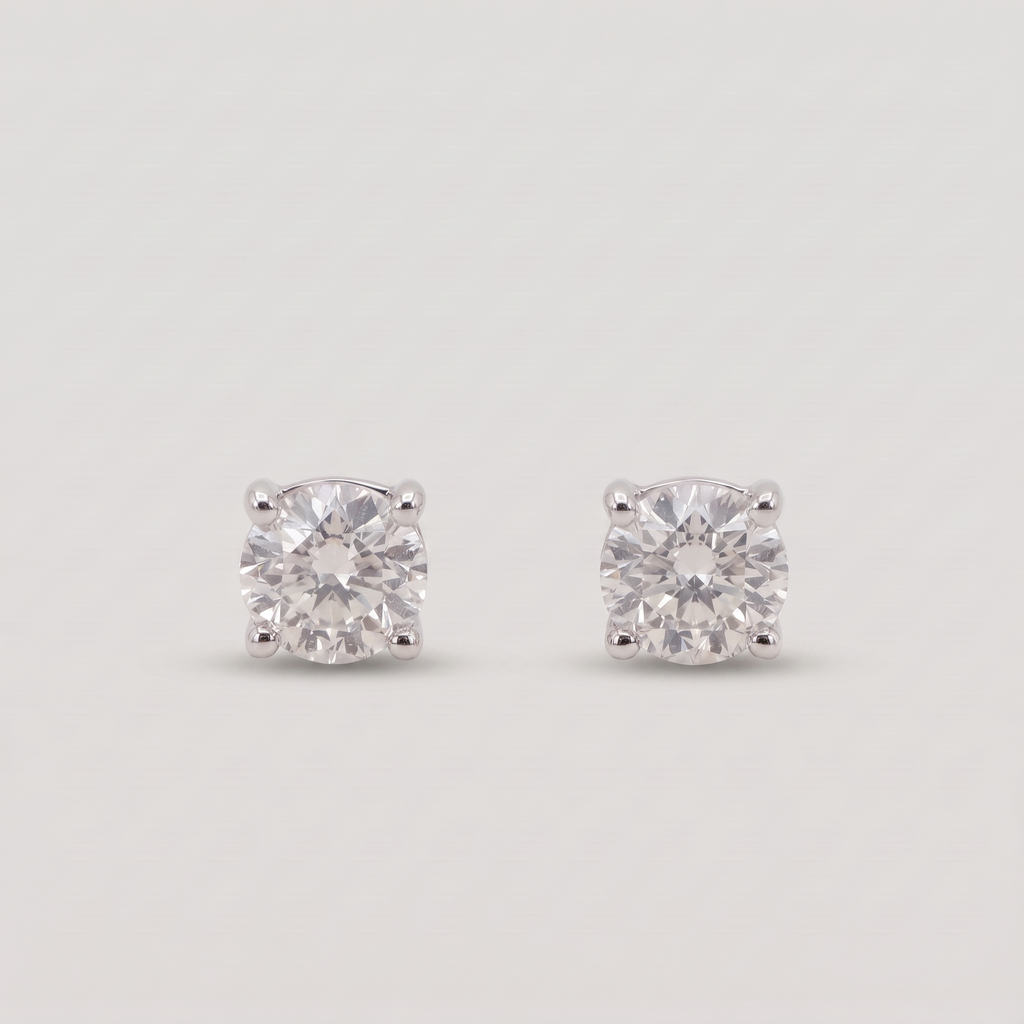 orecchini punto luce 0.80 ct