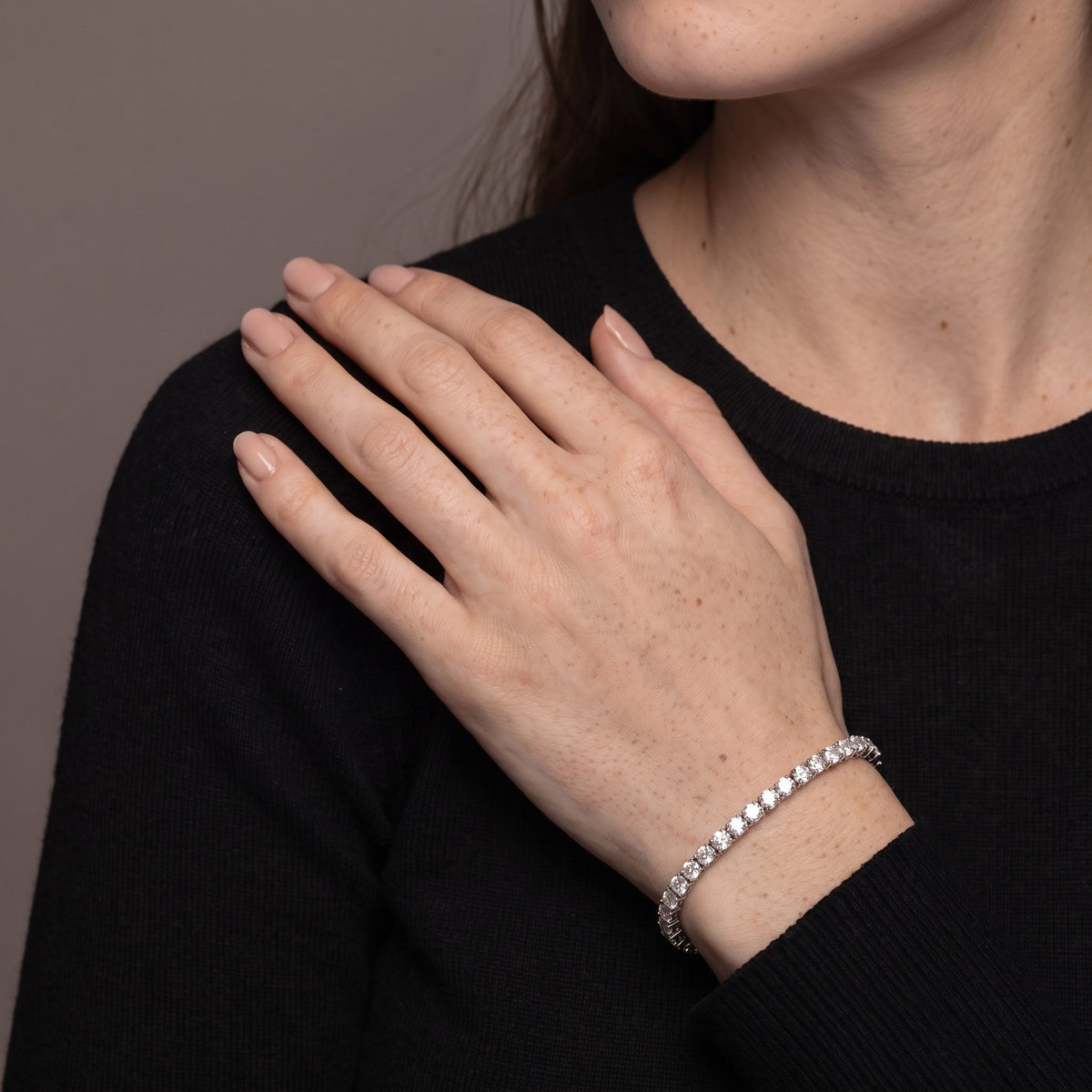 bracciale tennis 11,60 ct